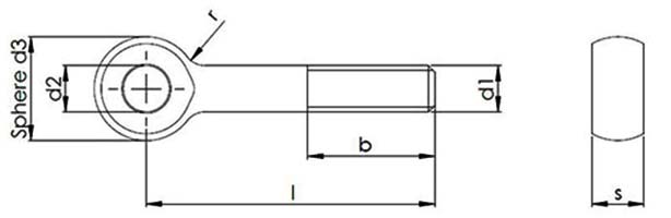 DIN 444 Type B Eye Bolts